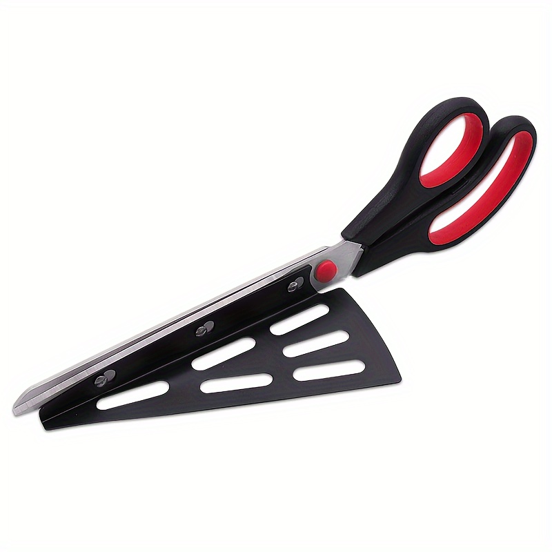 1pc, 2 In1 Forbici per Pizza Coltello per Pizza Taglio in Acciaio  Inossidabile Taglierina per Alimenti per Pizza Slicer Bistecca Pancakes  Cutter Strumenti da Cucina Accessori da Cucina Forniture da Forno Halloween