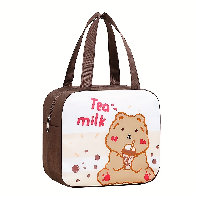 Kawaii Lunch Bag For Girls Picnic Bag 3d Pattern Portable Lunch Box Bag  Kids Large Capacity Thermal Insulation Lunch Bag - Temu