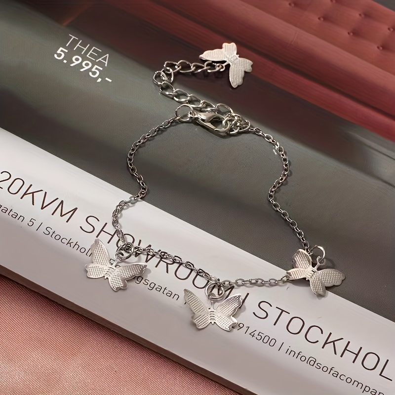 Hollow Butterfly Shoulder Chain Iced Shiny Rhinestone Bling - Temu