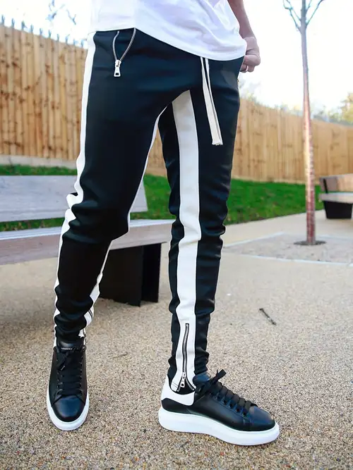 Women's Athletic Casual Sports Trousers,Tapered Leg 2-Stripe Training Sweat  Track Pants Jogger Bottoms