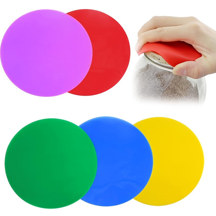 New Silicone Jar Opener Pad, Multi-purpose Round Gripper Bottle Lid Openers  For Weak Hands, Kitchen Pot Mat, Heat Insulated Coaster, Kitchen  Accessaries, Dorm Essentials - Temu