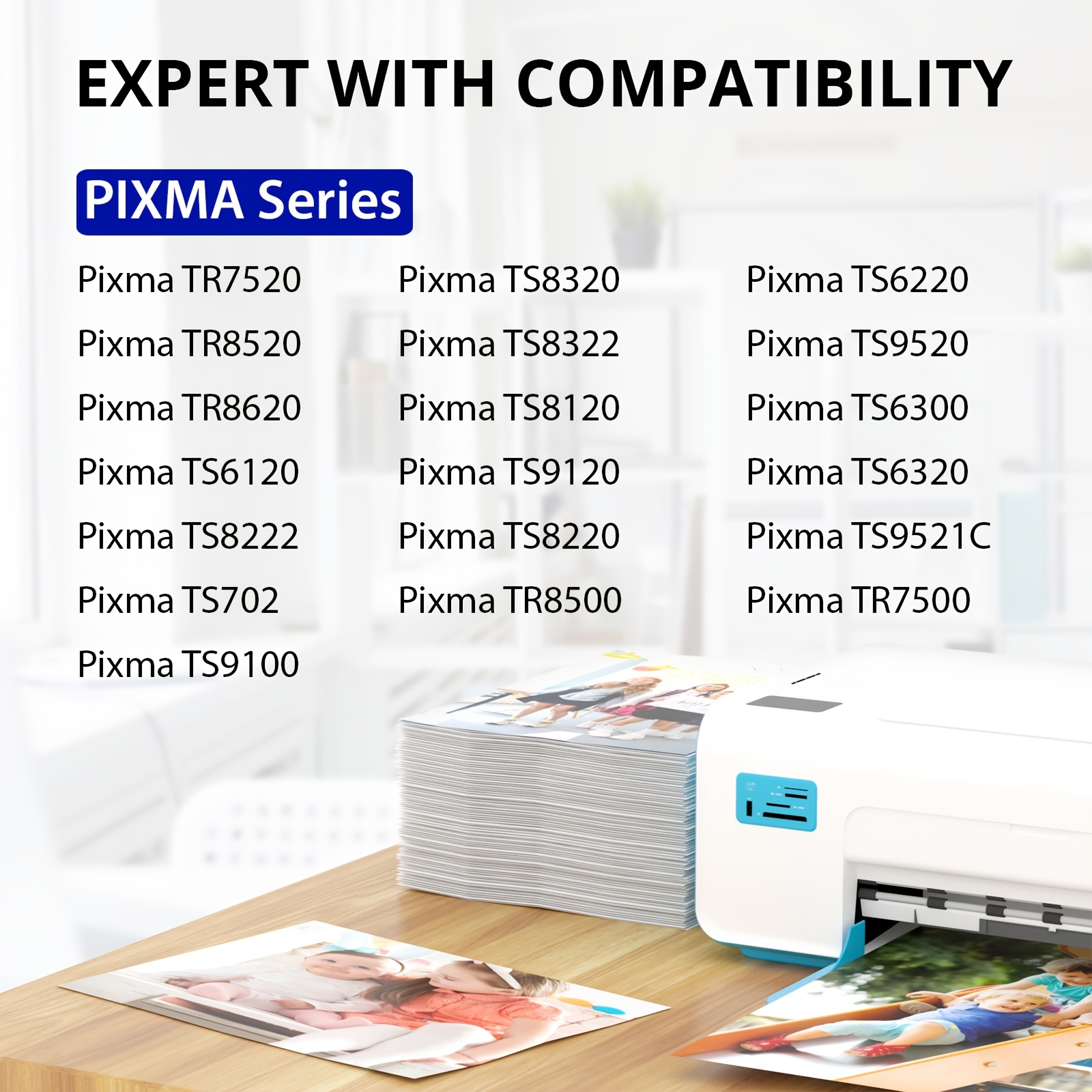 Cartouche compatible avec Canon Pixma TR7500, TR7550, TR8500