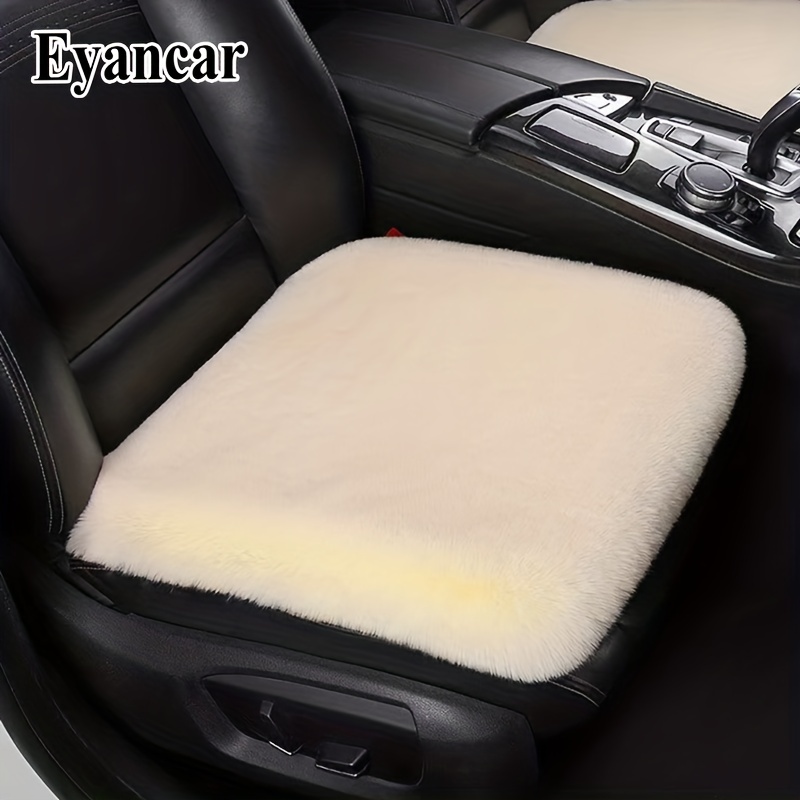 Car Seat Cushion Winter Plush Winter Warmth Thick Wool - Temu