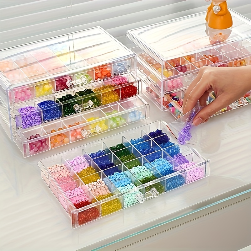 Glass Bead Container - Temu