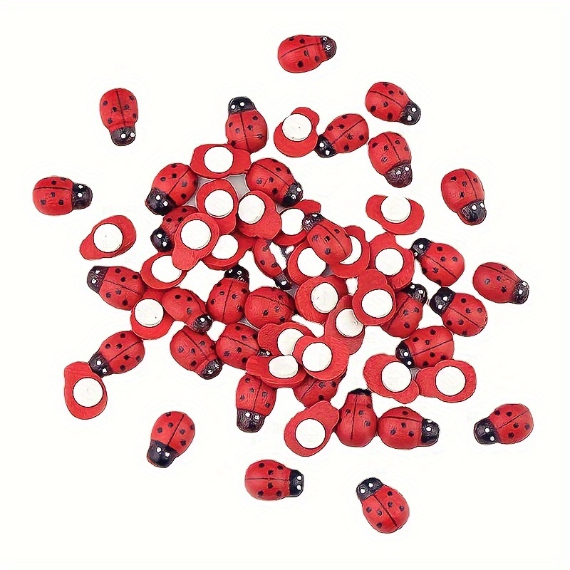 Multicolored Ladybug Stickers