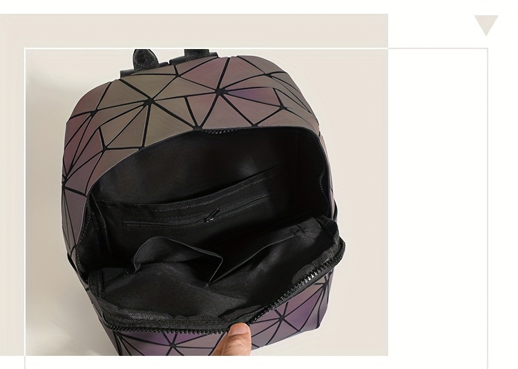 Mochila holográfica 2024 geométrica