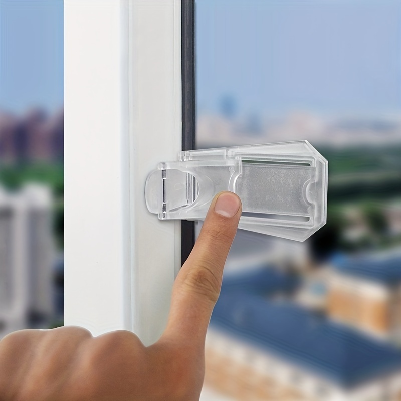 3 Stück kindersichere Schiebefensterschlösser, selbstsichernde  Zwei-Wege-Fensterschlösser für Kleinkinder, Baby-Sicherheitsschlösser für  Fenster und Schränke (
