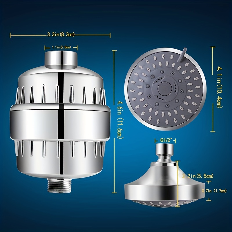 15 Level Filtration Set Shower Water Purifier Bathroom - Temu