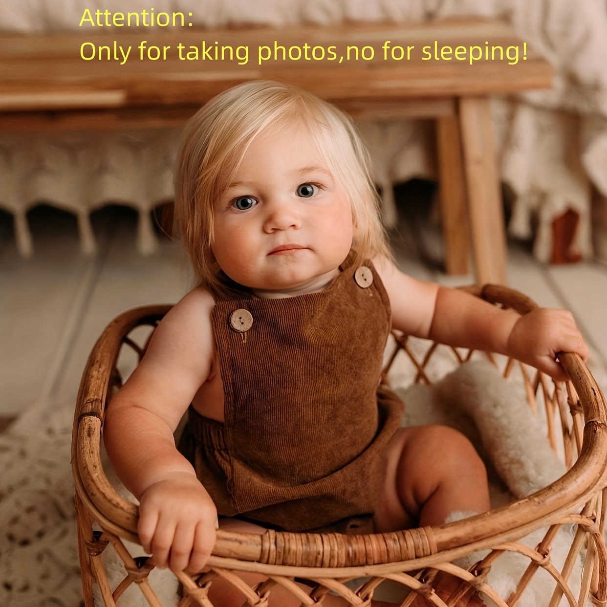 Newborn Photography Props Baby Basket Vintage Rattan Baby - Temu Philippines