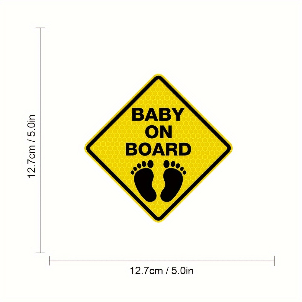 1pc Adesivo Auto Carinissime Impronte Piedini Bambino Baby - Temu Italy