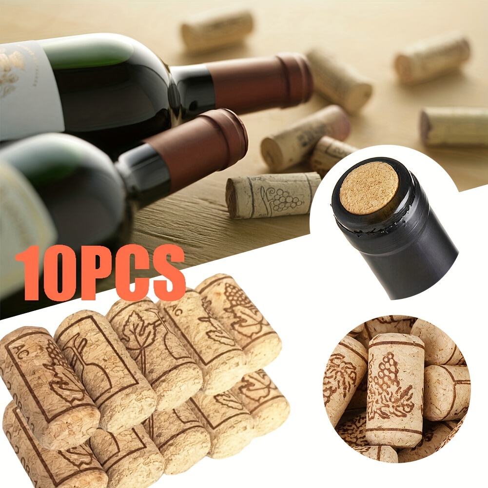corchos de vino 20 Tapones De Corcho Para Botellas De Vino, Proyectos De  Arte Para Hacer Vino, Para Bar, Boda, Sin Patrón Fanmusic corchos de vino