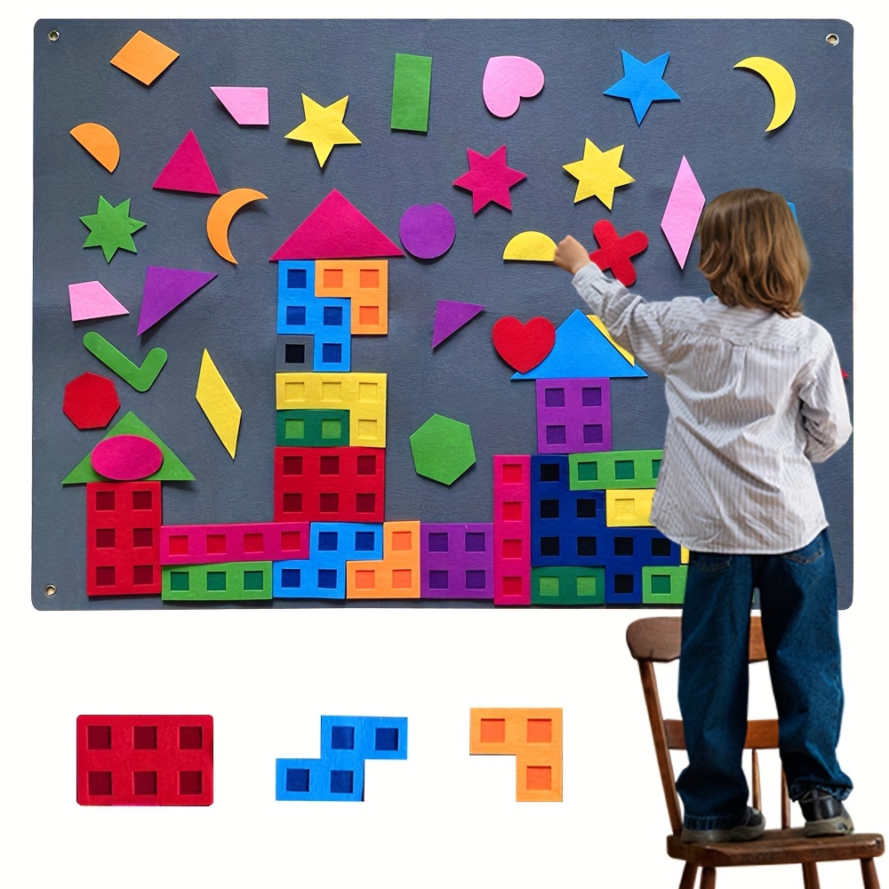 Freestanding Felt Board for Toddlers Classroom Felt Flannel Board Quiet  Book