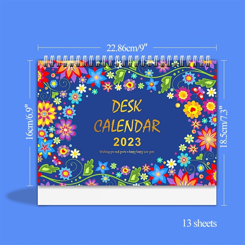 2023 Planner Small Desk Calendar(9*7.13)use Now To December