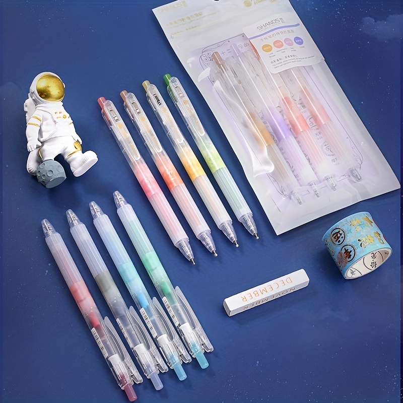 9/12 PCS Colored gel pens set Free Shipping Kawaii blue 0.5 mm