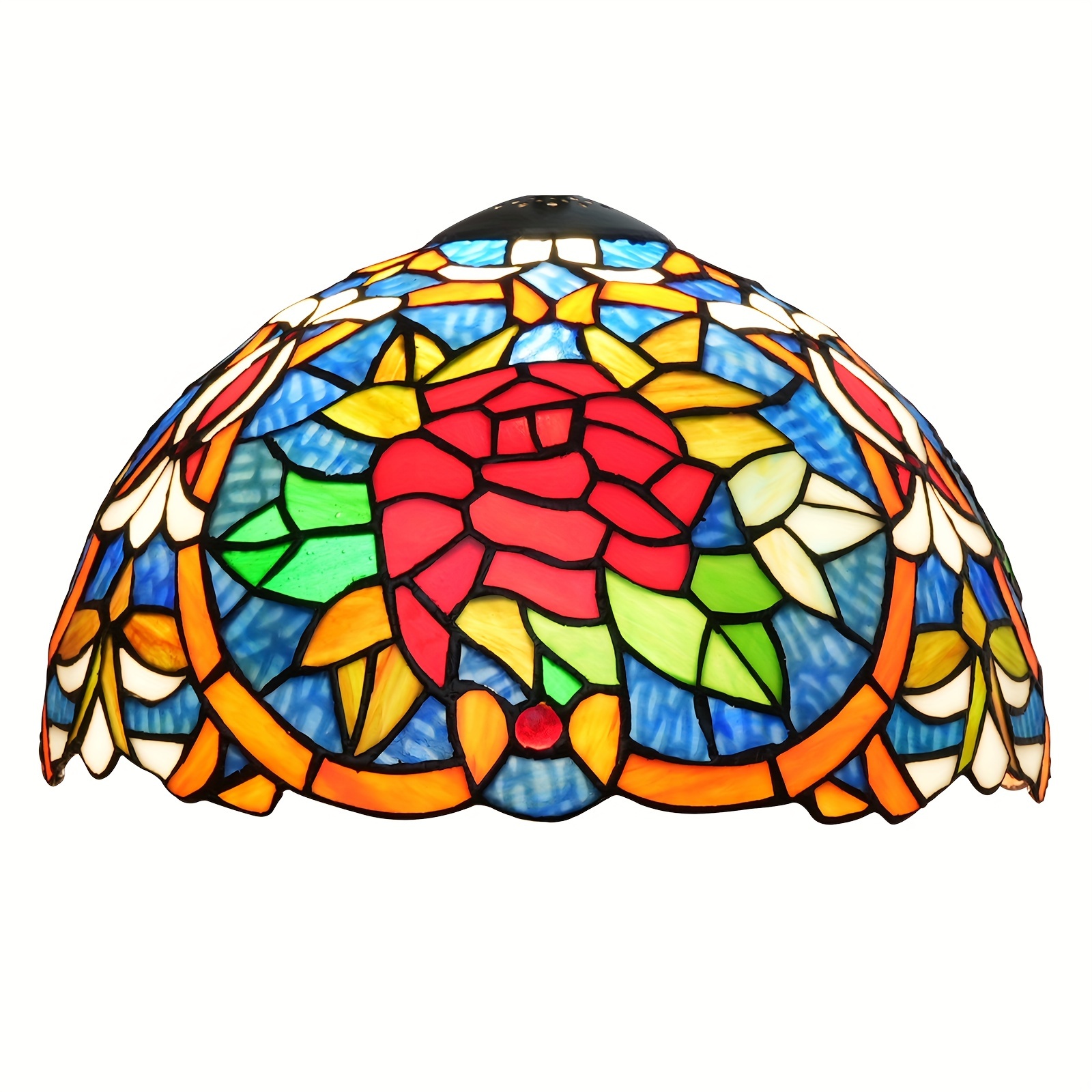 Stained glass deals pendant light shades