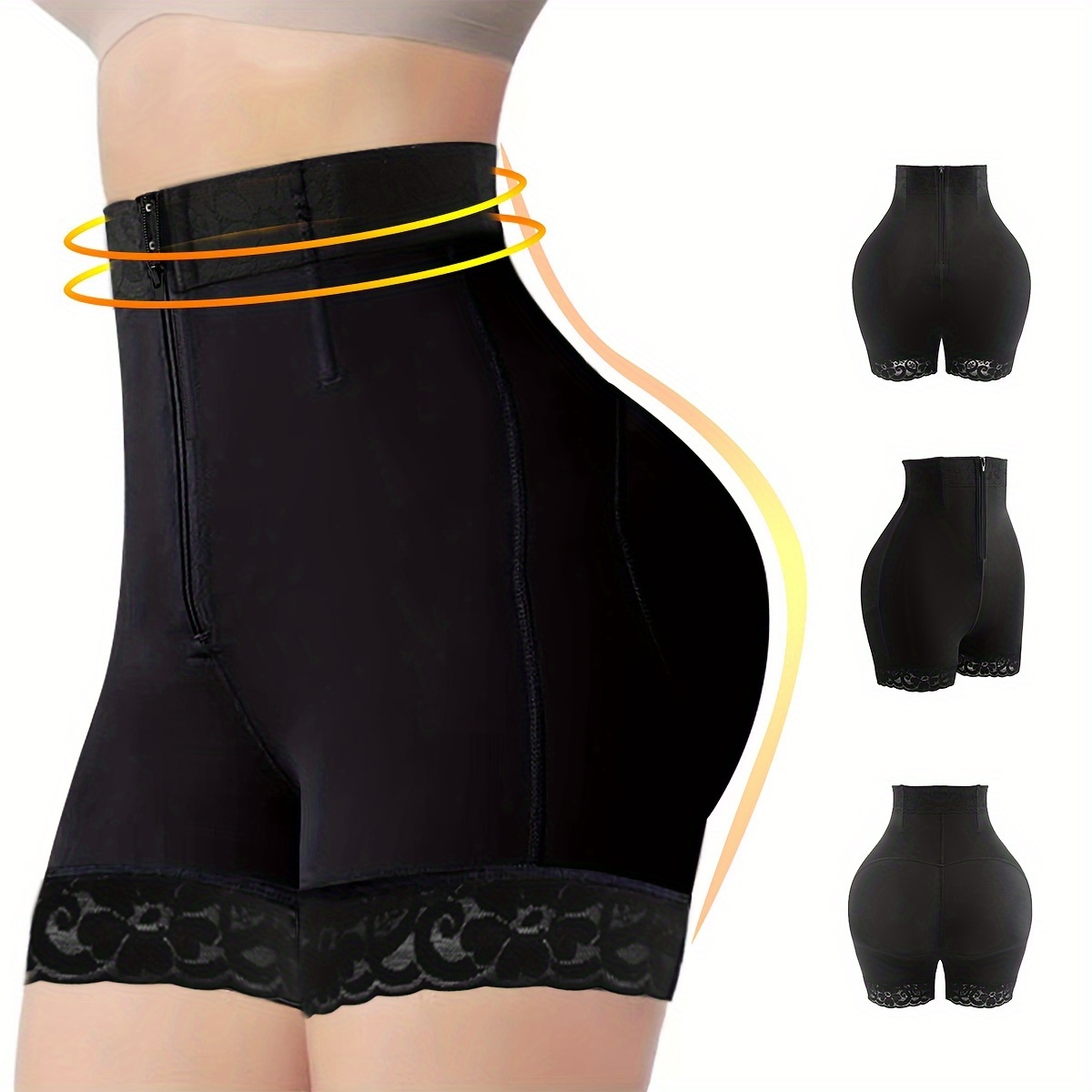 Calzones moldeadores de cintura alta para mujer, con levantamiento de  glúteos, pantalones moldeadores de cuerpo, pantalones de entrenamiento de