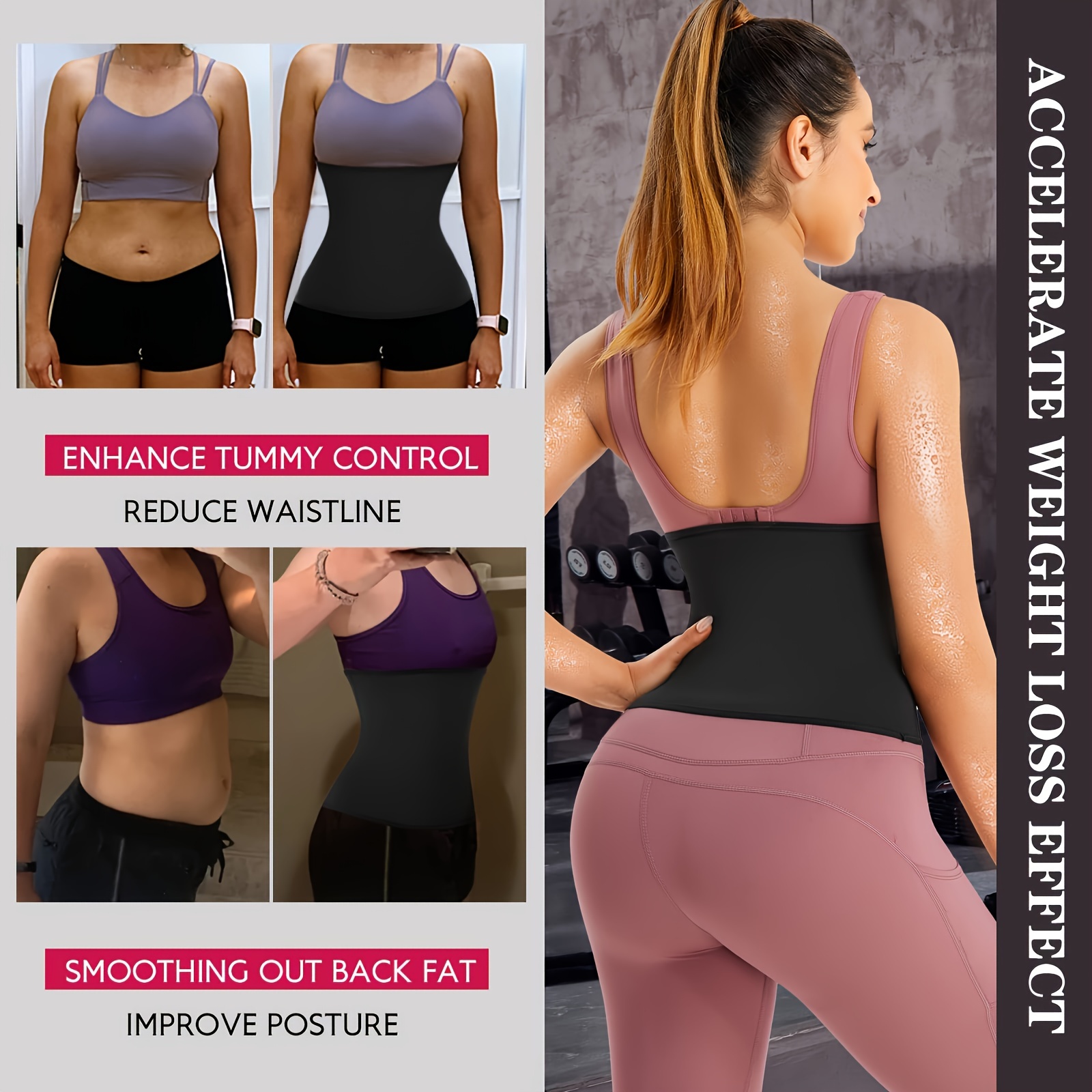 Belly Slimming Belt : : Sports & Outdoors