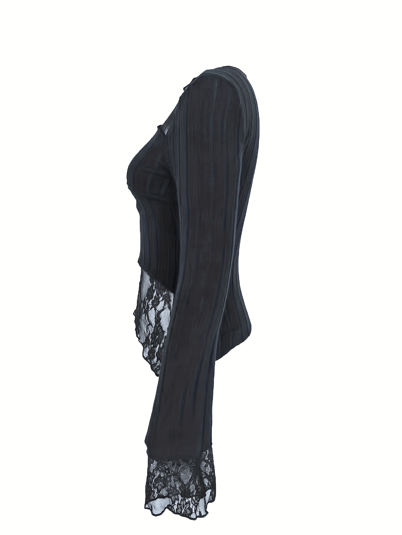 Two Tone Asymmetrical Hem Top