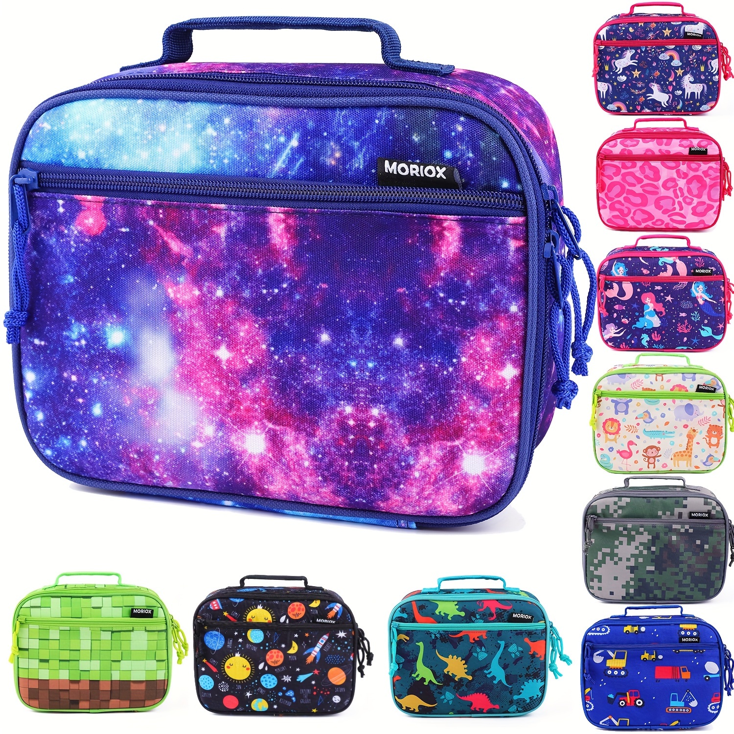 Lunchbox Galaxy Planet Saturn Kids Bento Lunch Box with 3