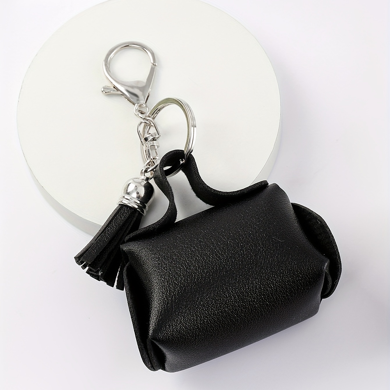 CH Mini bolso llavero llavero para mujer, bolso de mano, colgante de coche,  regalo de cumpleaños