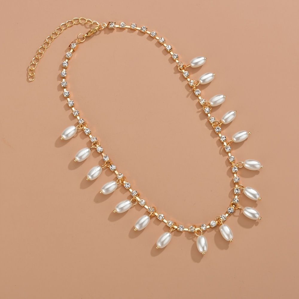 Pearls for Little Girls - Single strand of pearls - All Occasion Pearls -  14 Faux Pearls - Elegant Faux Pearl Necklace