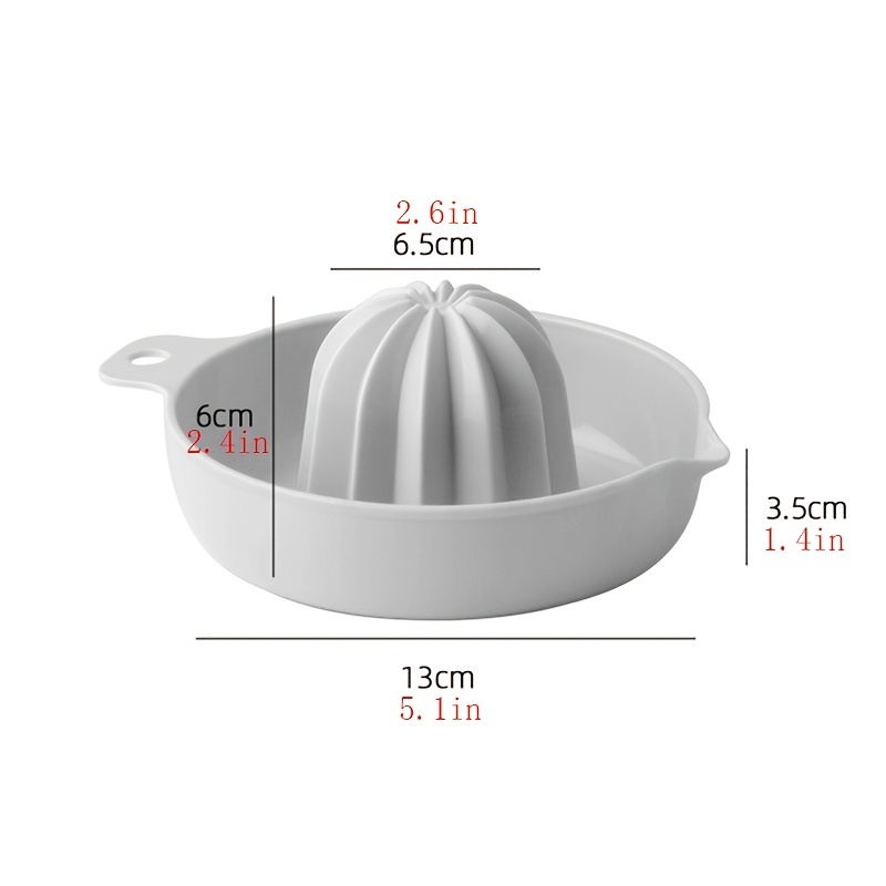 Exprimidor manual de limones Exprimidor de limones, resistente y duradero,  anticorrosivo, apto para lavavajillas. TUNC Sencillez