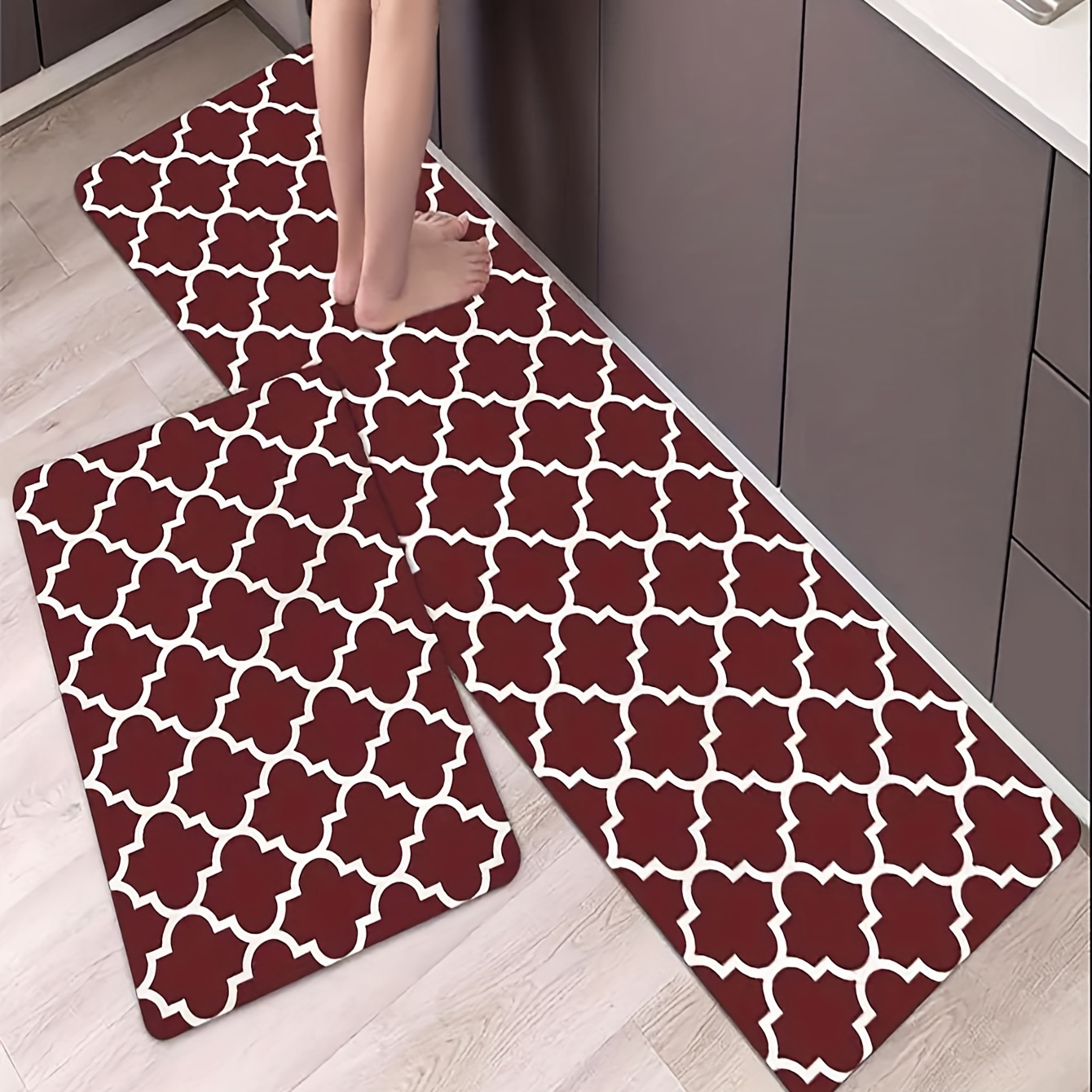 Boho Vintage Absorbent Non Slip Cushioned Rugs Stain - Temu