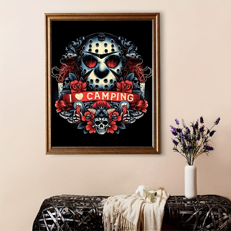 5D DIY Diamond Painting, Horror Girl Full Diamond Painting With Diamond  Art, By Number Kits Embroidery Rhinestone For Wall Decor