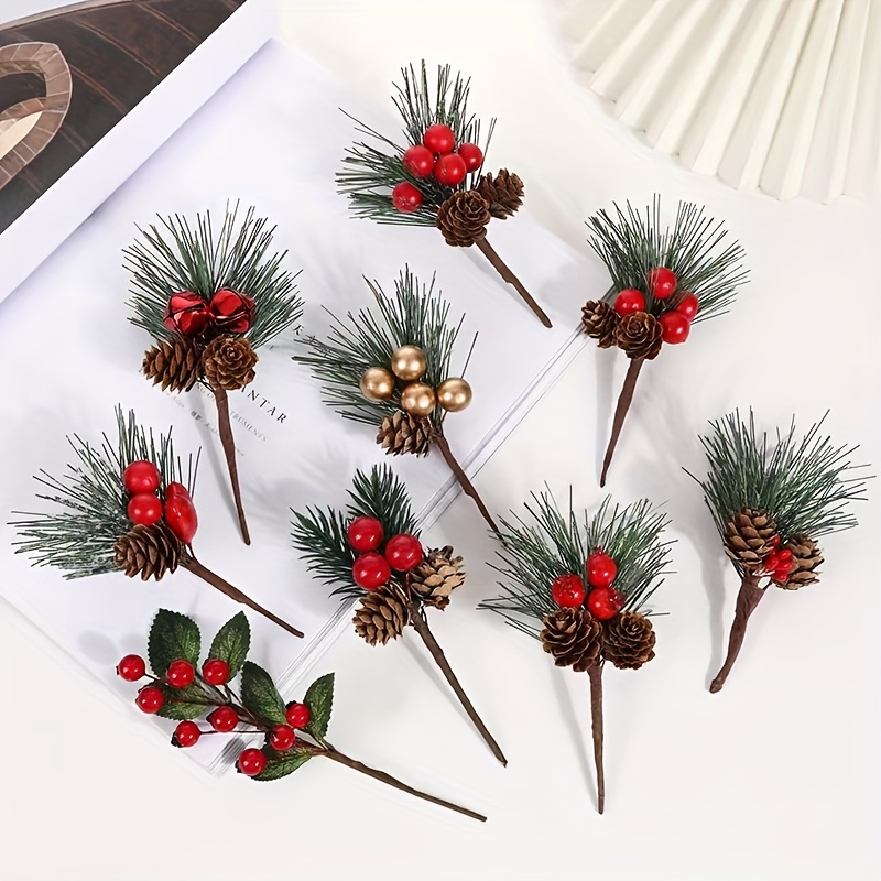 50Pcs 26Cm Pine Leaves for Crafts-Pine Branches for Decorating-Artificial  Pine Branches-Artificial Pine Branches Craft-Pine Leaves  Decorations-Artificial Flower for Home Decor Indoor-Home Decor Access :  Home & Kitchen