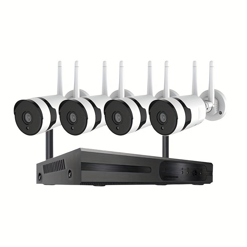 Sistema De Cámaras De Seguridad Inalámbrico 4CH HD 4MP Kit - Temu