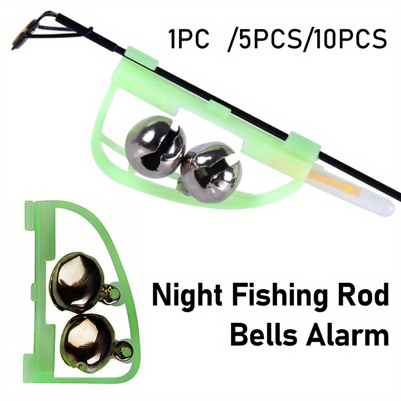 1pcs Fishing Bite Alarms Fishing Rod Bell Rod Clamp Tip Clip Bells