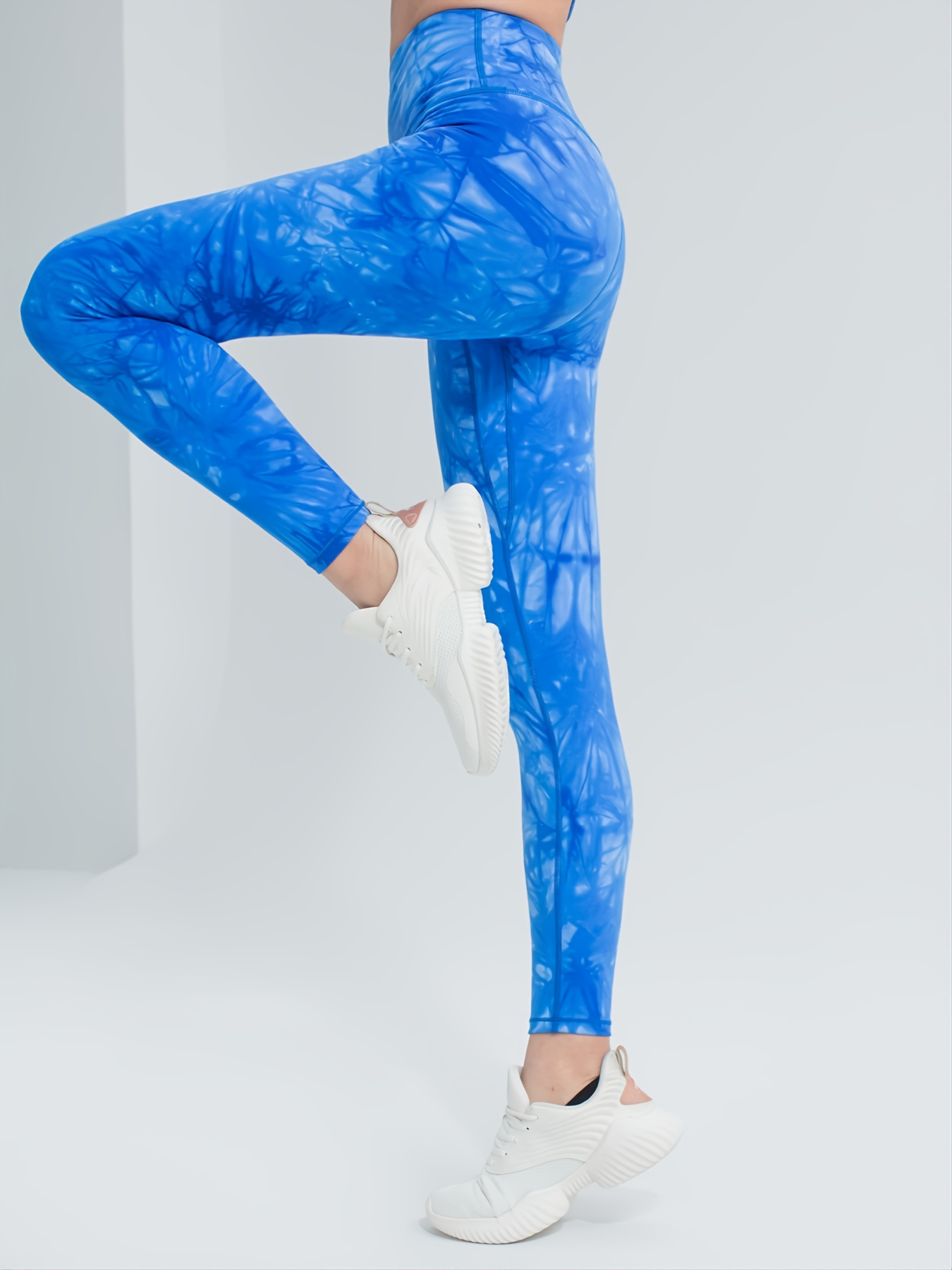 Leggings Deportivos Tinte Anudado Mujer Pantalones Yoga Sin - Temu