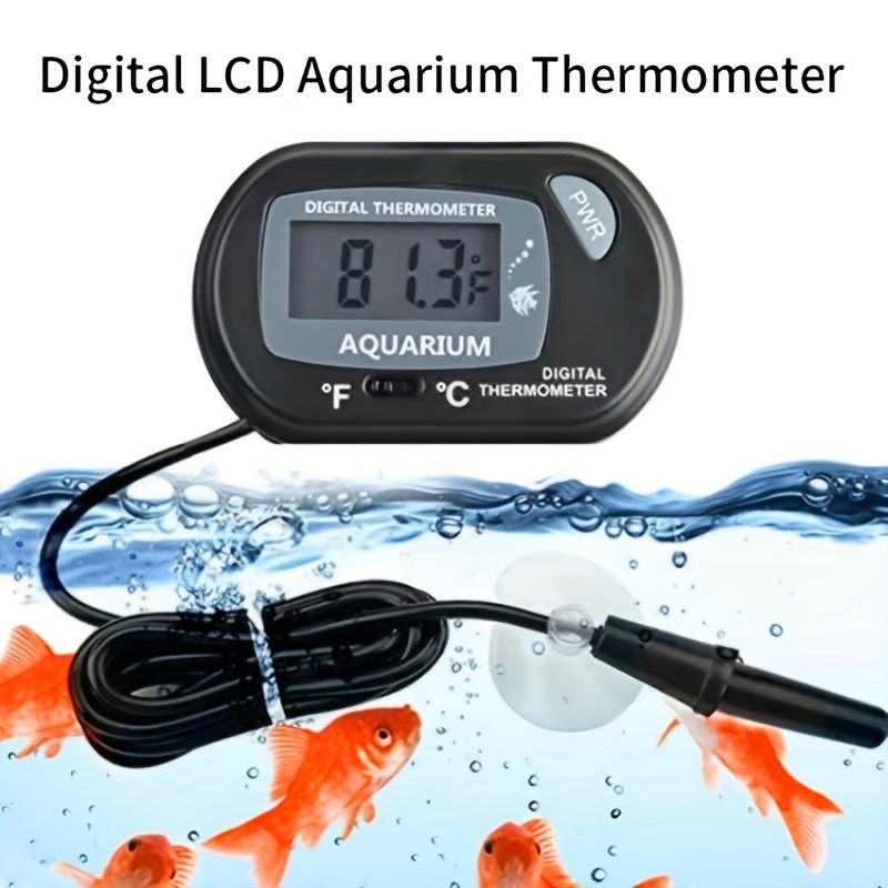 Termometro Digitale Acquario Lcd Termometro Pesci Sonda - Temu Italy