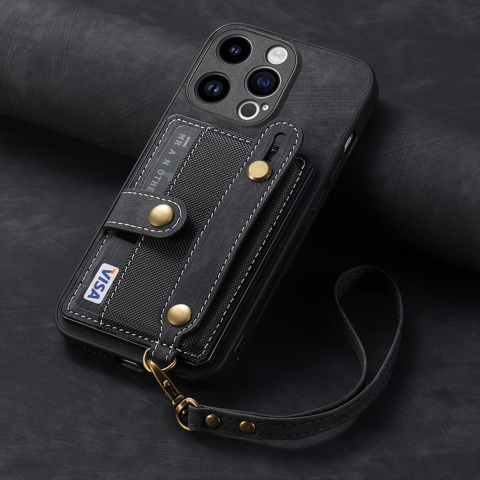 Phone Case Wallet Iphone 15 14 13 12 Mini 11 Pro Max Xr Xs - Temu United