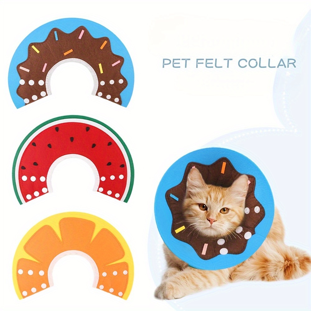 Felt cat clearance collar