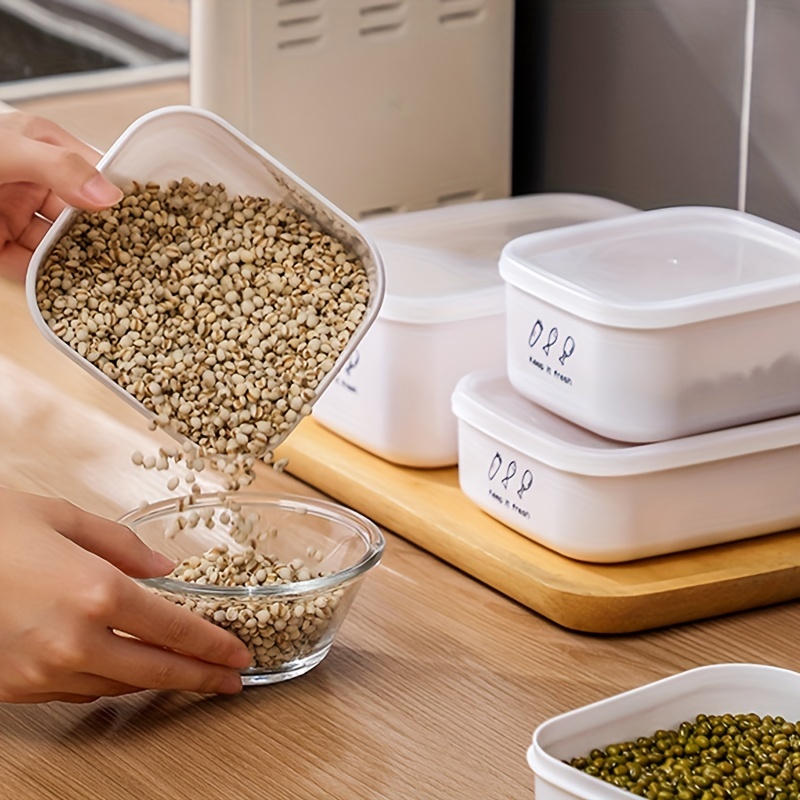 Grain rice storage container crisper home storage organization kitchen