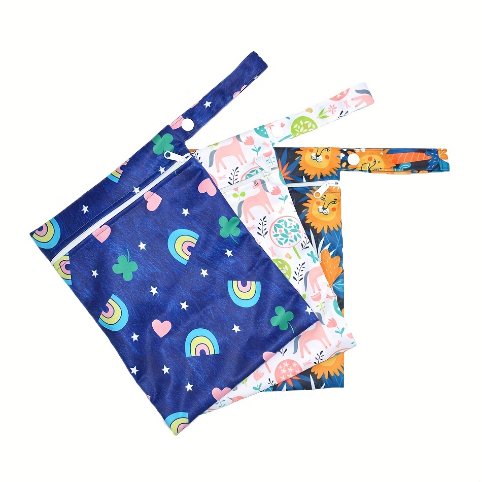 EezKoala Mini WetBags 2pcs Set Baby Diaper Bag Zipper Waterproof