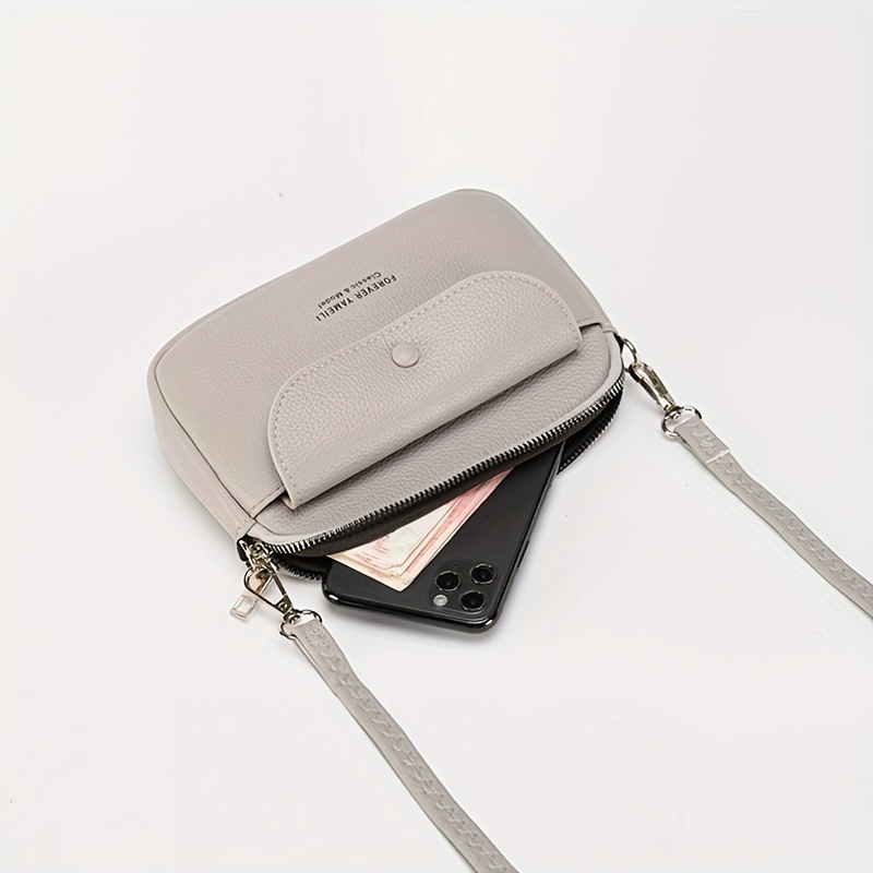 Mobile Phone Bag For Women, Small Square Crossbody Bag, Simple Purses With  Removable Strap - Temu