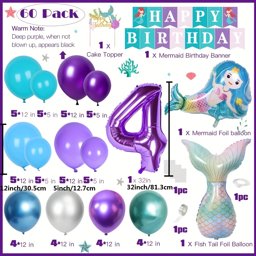 AYUQI Unicorn Birthday Decorations Girl DIY Birthday Party