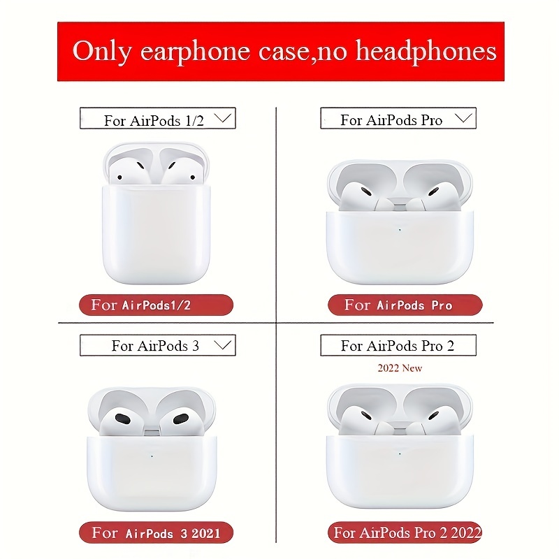 Clear Case for AirPods Pro2 2022 Silicone Case air pods pro 2 Funda airpods  pro 2022 Transparent Earphone for airpod pro 2nd