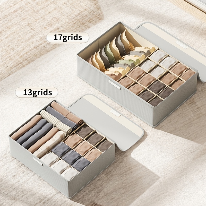 Stylish Oxford Cloth Flip Underwear Storage Box