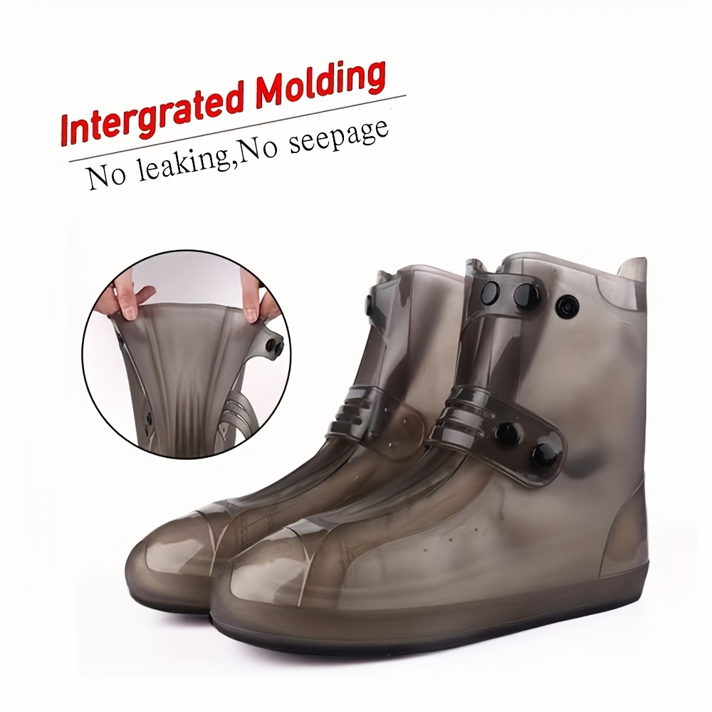 10 paires de couvre-chaussures antidérapants réutilisables Housses de  bottes imperméables pour la protection des tapis ménagers Lavables en  machine (noir) Fz51-3