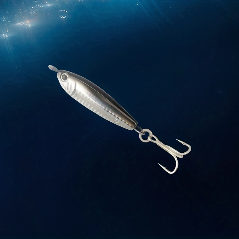 Proberos Electroplated Spoon Metal Jig Fishing Lure Hard - Temu