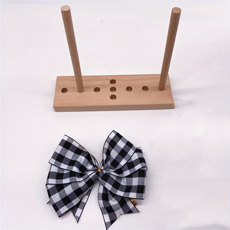 Wooden Ribbon Bow Maker DIY Bowknots Tutorial Birthday Wedding