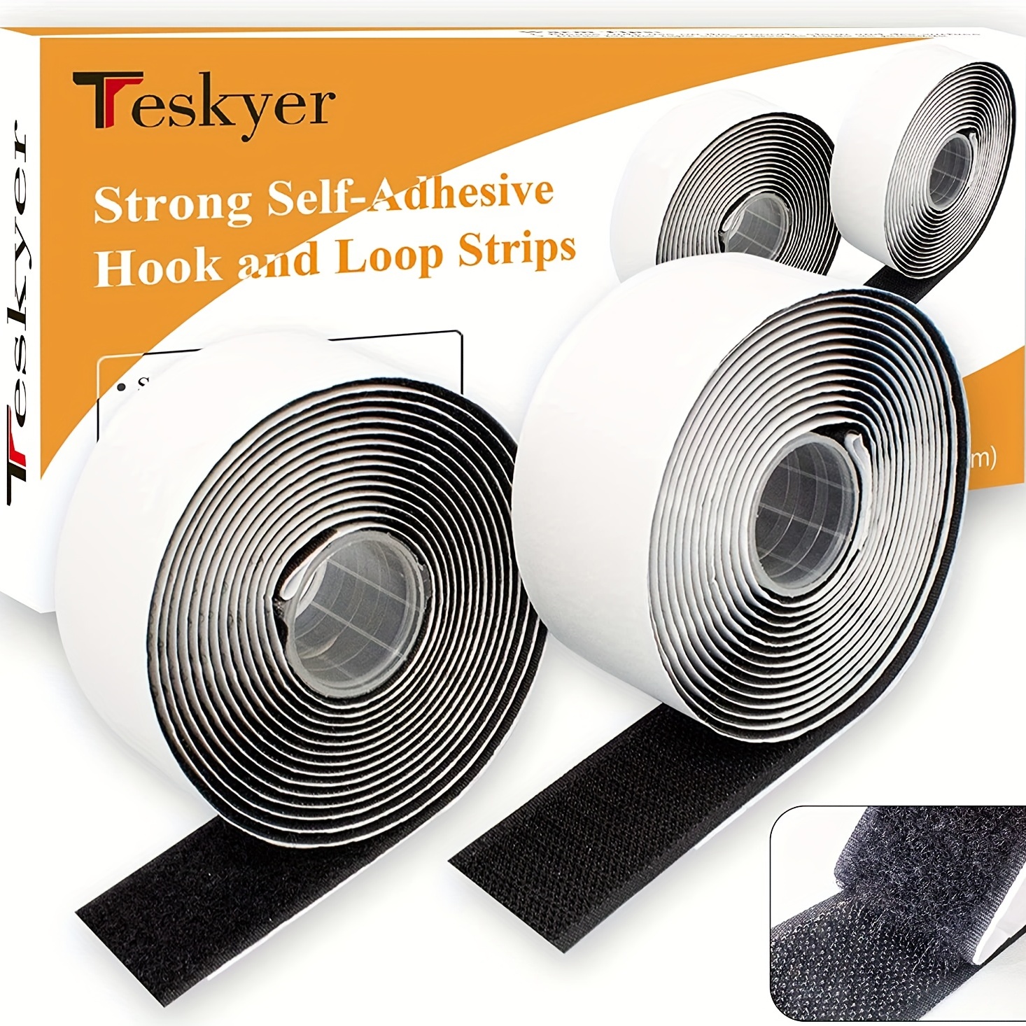 Teskyer Double Sided Tape, 1.18 Inch Wide by 16.4 Ft Long, Free Cut Double  Sided Adhesive Tape, Super Sticky Multipurpose Mounting Tape