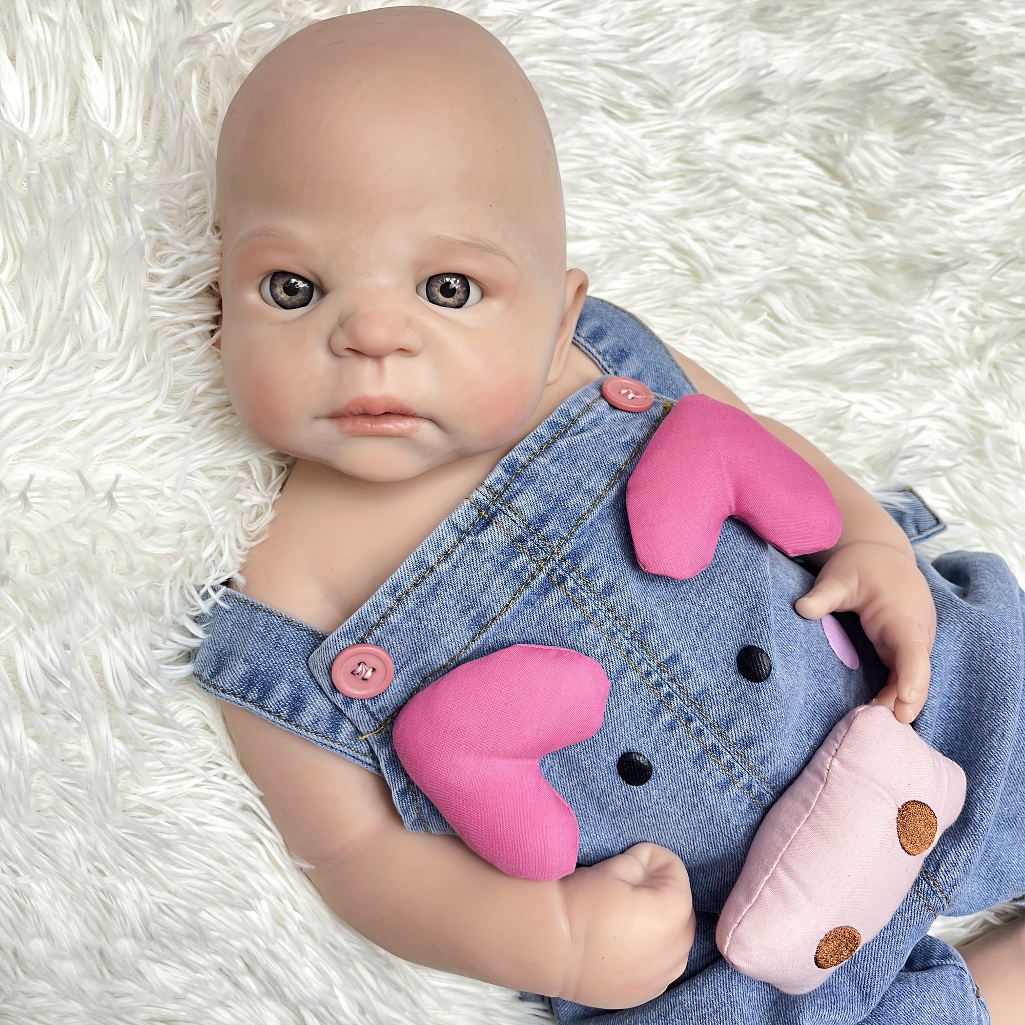 シリコン全身生まれ変わった赤ちゃん人形少年22インチ睡眠中の生き写し