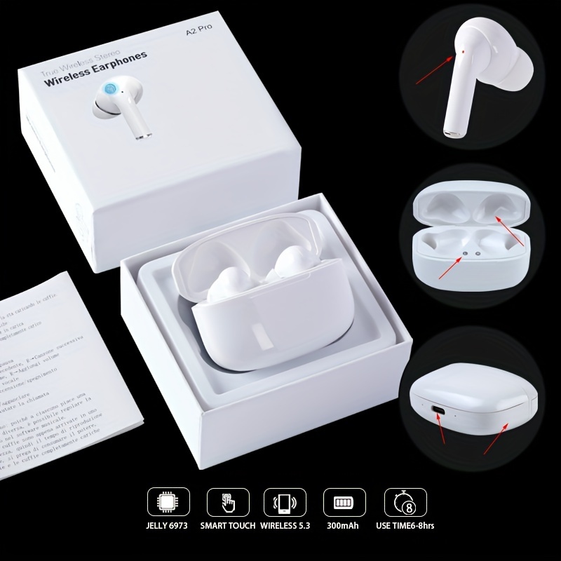 Mini Auriculares Bluetooth I7S para Ios/Android - Blanco - Repuestos Fuentes