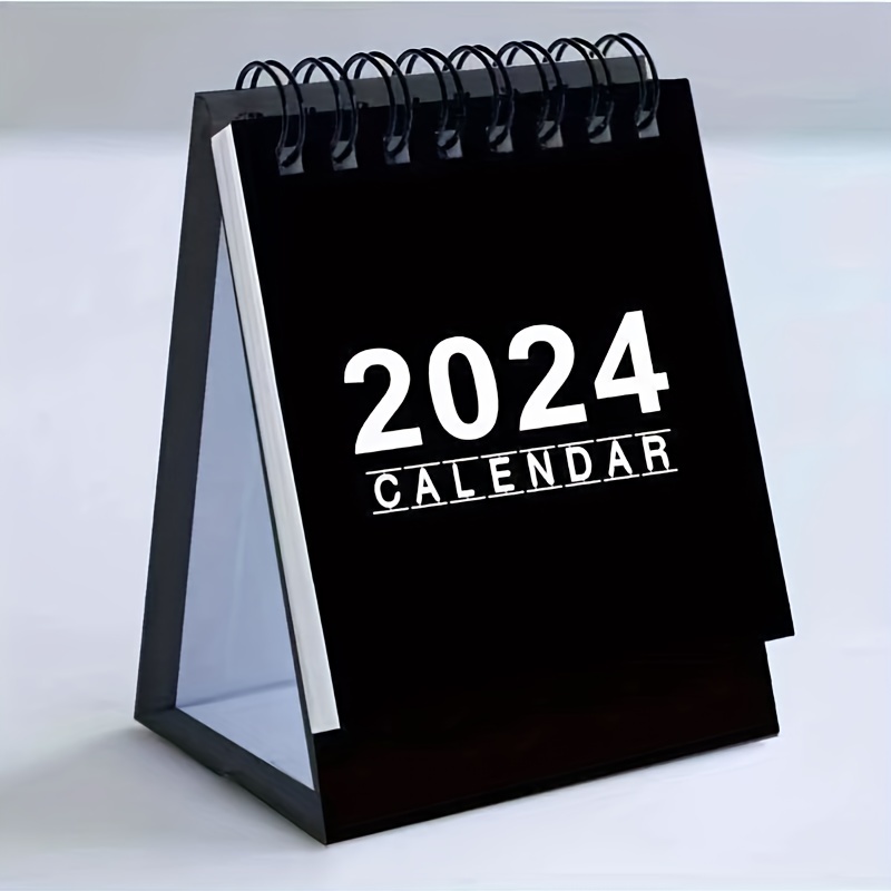 1pc 2024 Mini Calendrier De Bureau Simple Et Petit - Temu Belgium