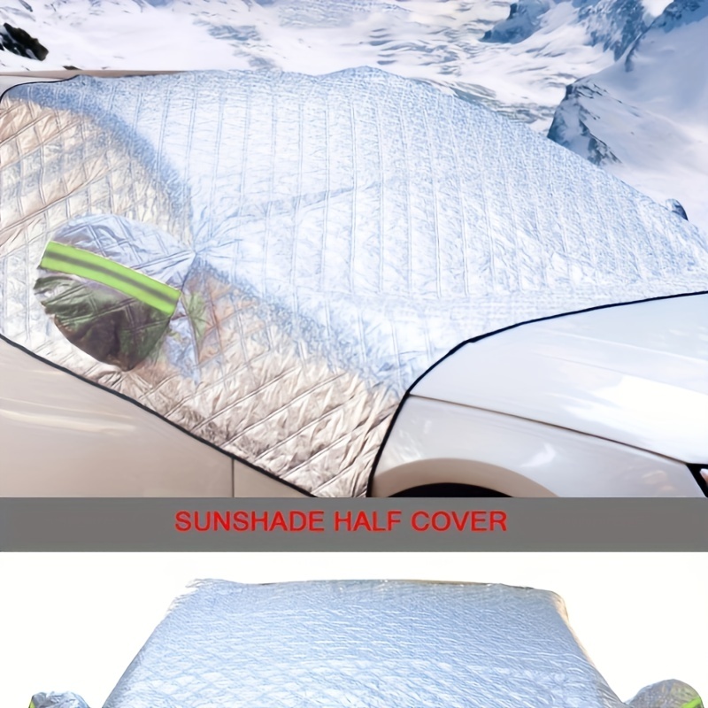 Universal Auto Windschutzscheibe Spiegel Reflektierende Stange Abdeckung  Sonnenschutz Protector Winter Schnee Eis Regen Staub Frost Guard Aluminium  Film - Temu Switzerland