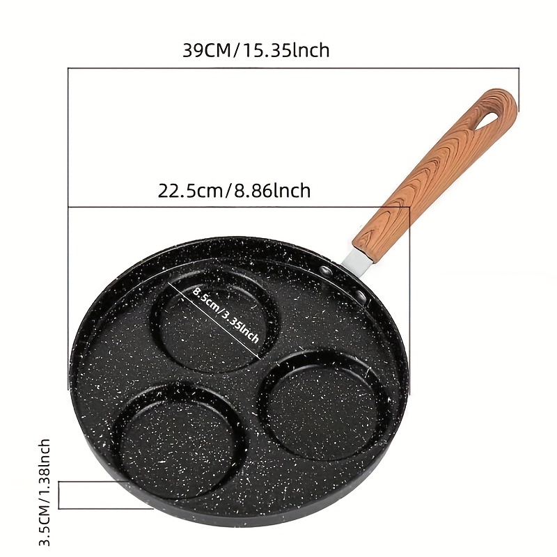 Nonstick Sectional Frying Pan, Metal Skillet, Egg Fry Pan, Pancake Pan, For  Gas Stove Top And Induction Cooker, Kitchen Utensils, Kitchen Gadgets,  Kitchen Accessories - Temu